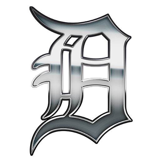 Detroit Tigers Silver Logo iron on paper